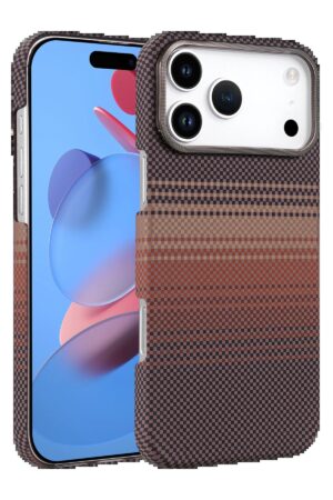 Apple iPhone 17 Pro Vega Magsafe Kapak - Çöl Titanyum-(5796)