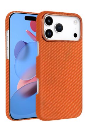 Apple iPhone 17 Pro Vega Magsafe Kapak - Turuncu-(5796)