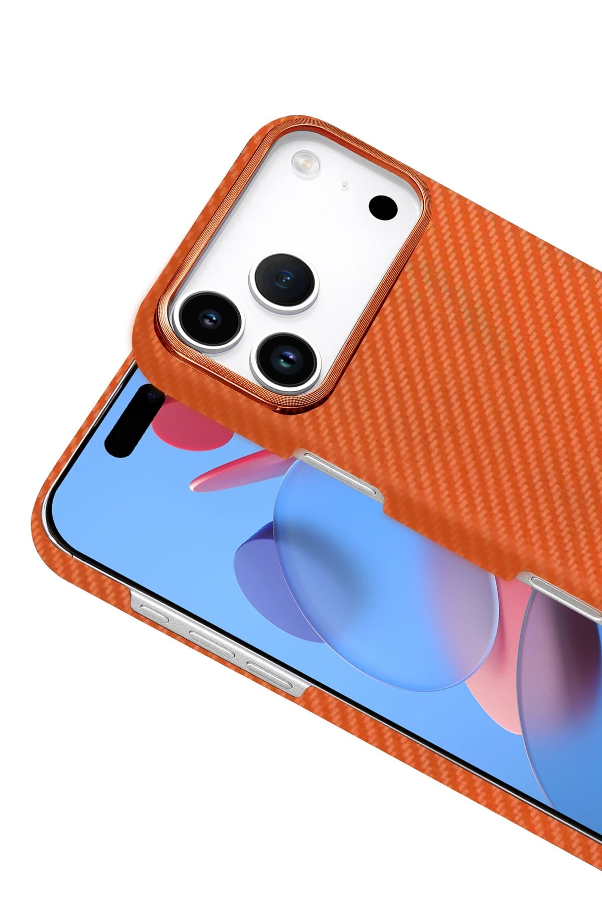 Apple iPhone 17 Pro Max Vega Magsafe Kapak - Turuncu-(5796) - Görsel 2