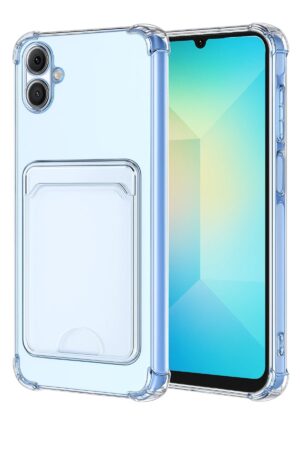 Samsung Galaxy A07 Kart Şeffaf Silikon - Şeffaf-(5796)