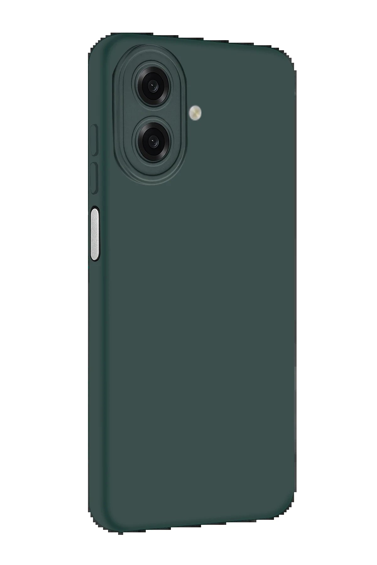 Samsung Galaxy A07 Nano içi Kadife Silikon - K.Yeşil-(5796) - Görsel 2