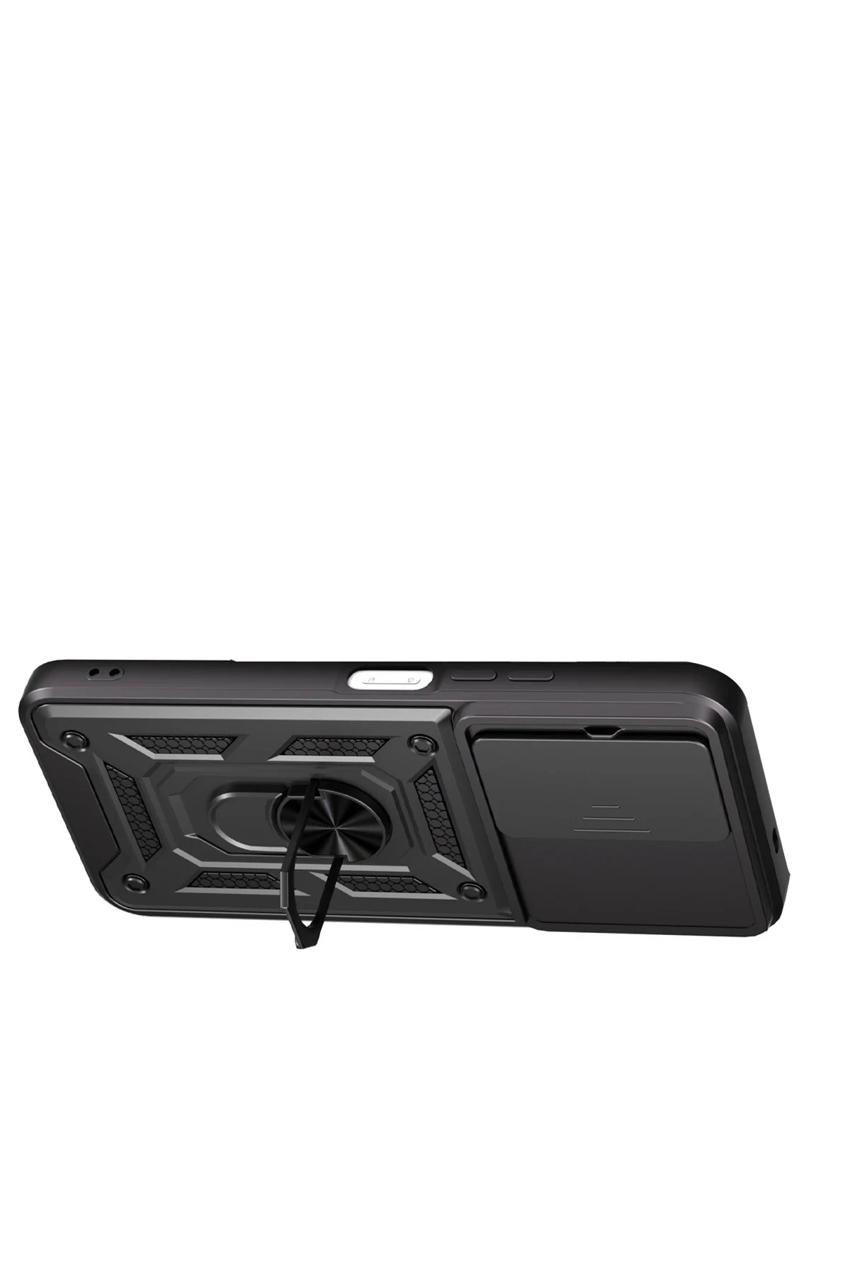 Xiaomi Redmi 15C 4G Pars Lens Yüzüklü Silikon - Siyah-(5796) - Görsel 2