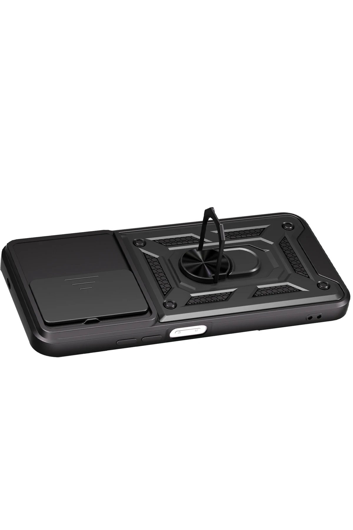 Xiaomi Redmi 15C 4G Pars Lens Yüzüklü Silikon - Siyah-(5796) - Görsel 3