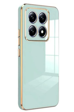 Xiaomi Mi 14T Pro Volet Silikon - Açık Yeşil-(5796)