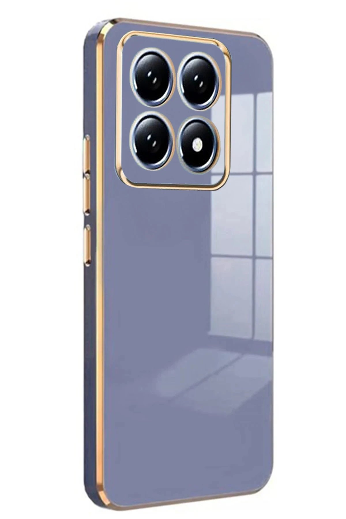 Xiaomi Mi 14T Pro Volet Silikon - Mavi-(5796)