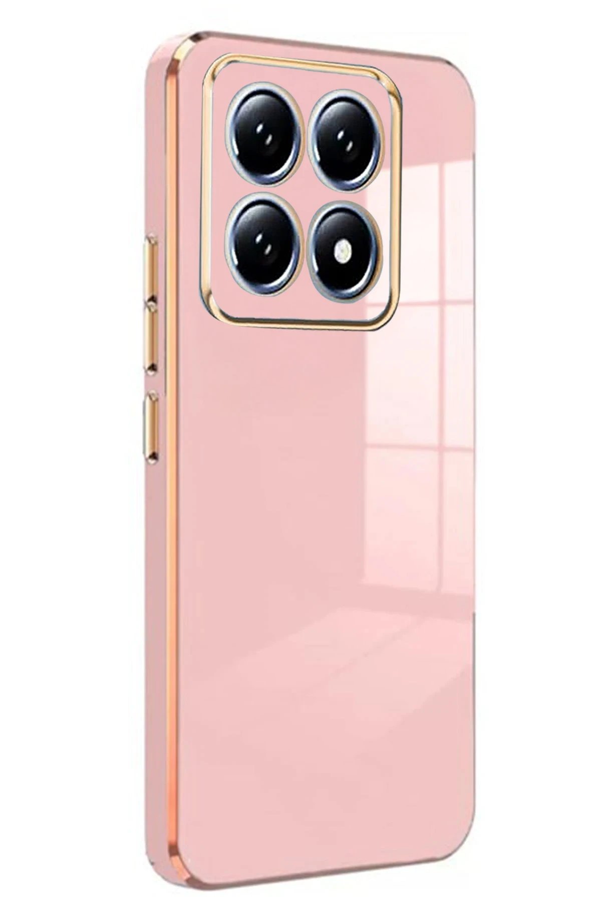 Xiaomi Mi 14T Pro Volet Silikon - Pembe-(5796)