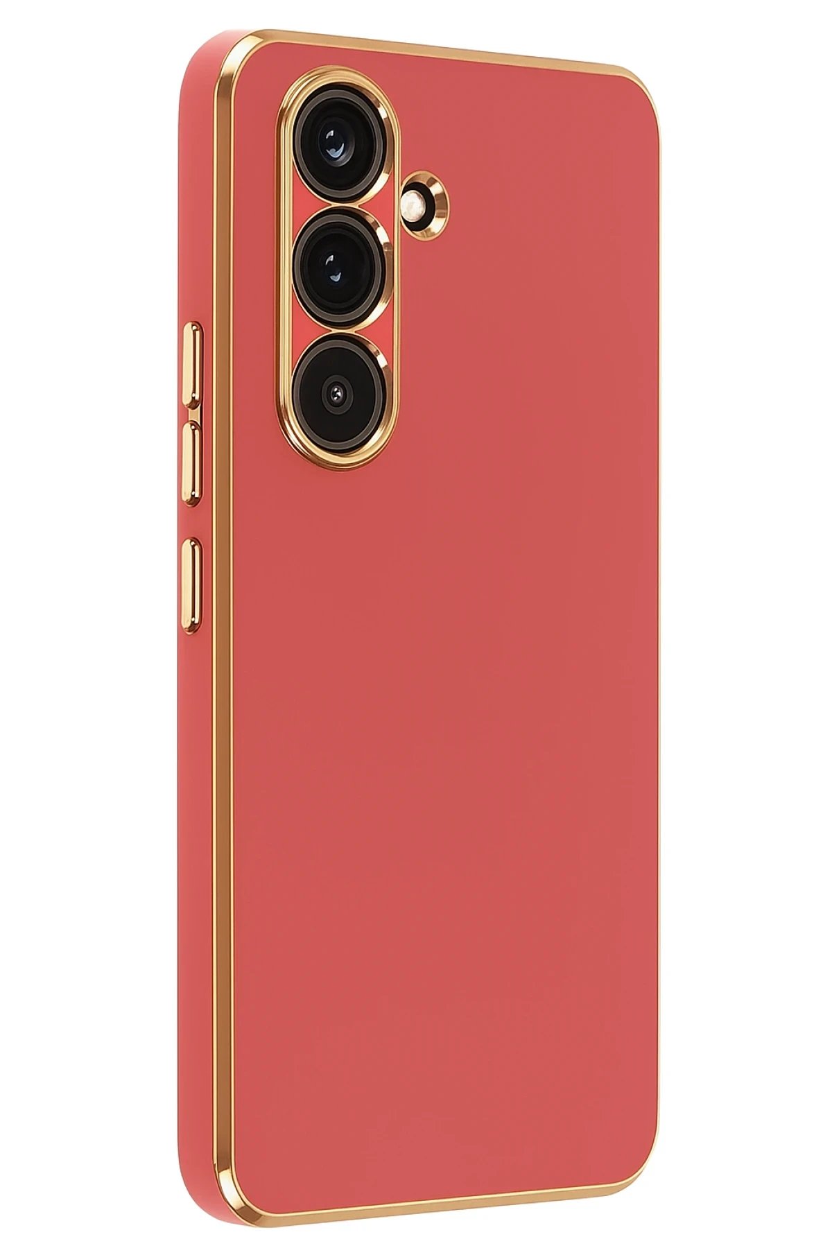 Samsung Galaxy S25 FE Volet Silikon - Kırmızı-(5796)