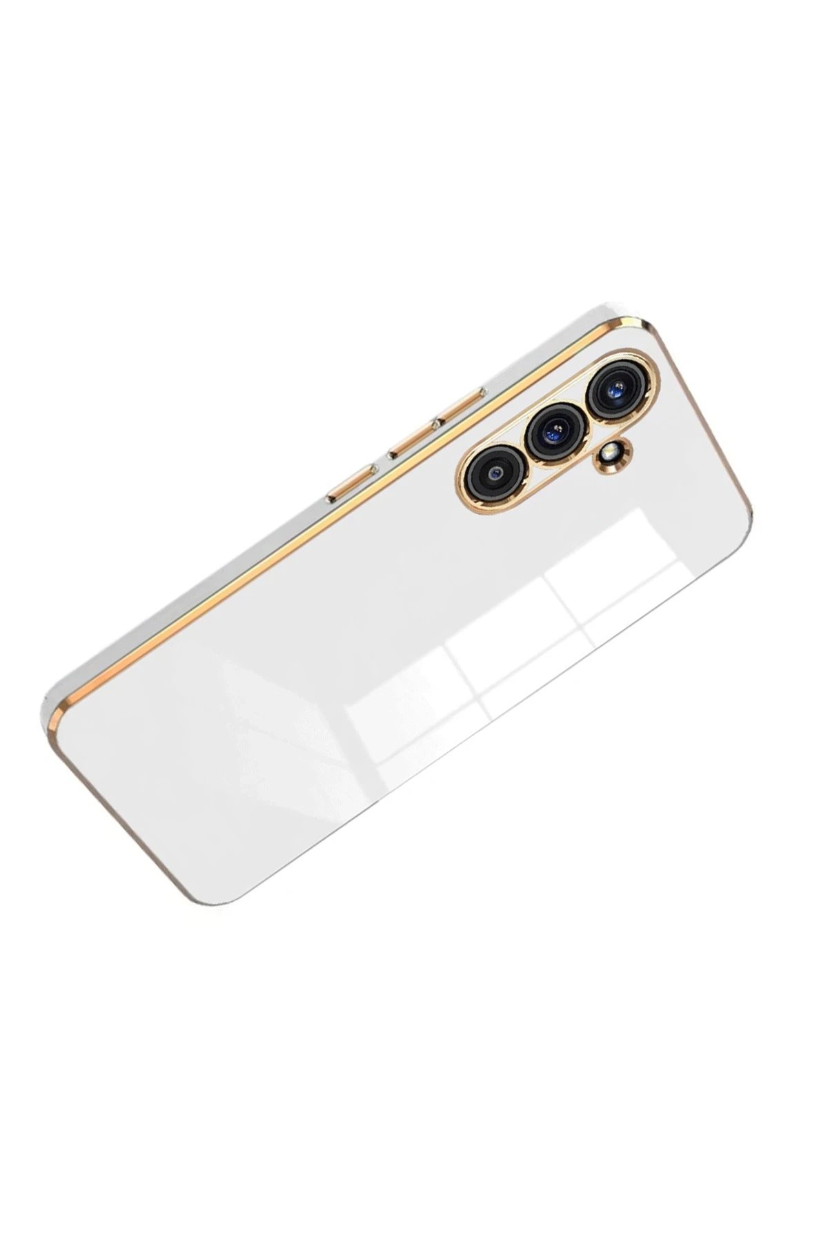 Samsung Galaxy A17 5G Volet Silikon - Beyaz-(5796) - Görsel 3