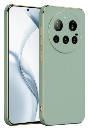 Xiaomi Mi 15 Ultra Kılıf Volet Silikon - Açık Yeşil-(5796)