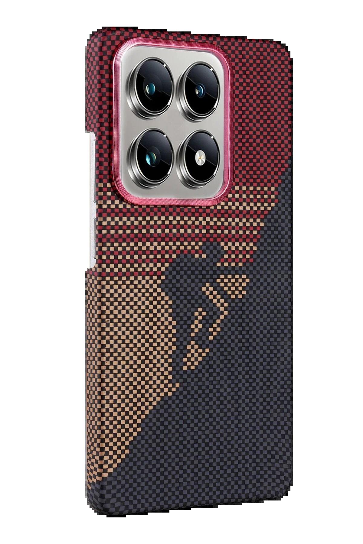 Xiaomi Mi 14T Pro Vega Magsafe Kapak - Kırmızı-(5796) - Görsel 3