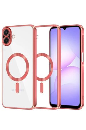 Samsung Galaxy A07 Kross Magneticsafe Kapak - Kırmızı-(5796)