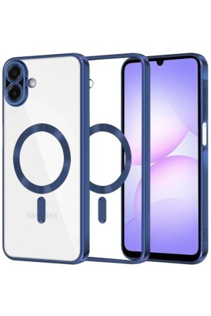 Samsung Galaxy A07 Kross Magneticsafe Kapak - Lacivert-(5796)