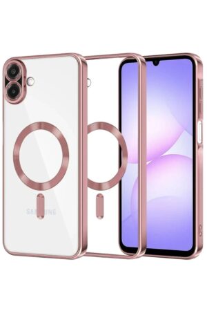 Samsung Galaxy A07 Kross Magneticsafe Kapak - Rose-(5796)