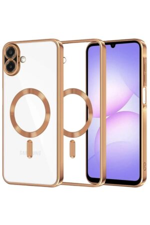 Samsung Galaxy A07 Kross Magneticsafe Kapak - Çöl Titanyum-(5796)