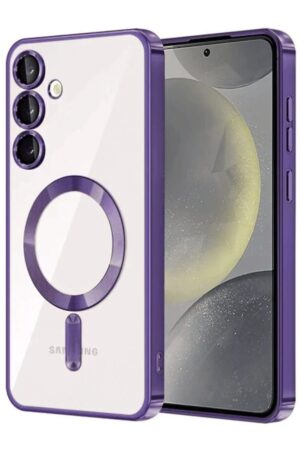 Samsung Galaxy A17 5G Kross Magneticsafe Kapak - Mor-(5796)