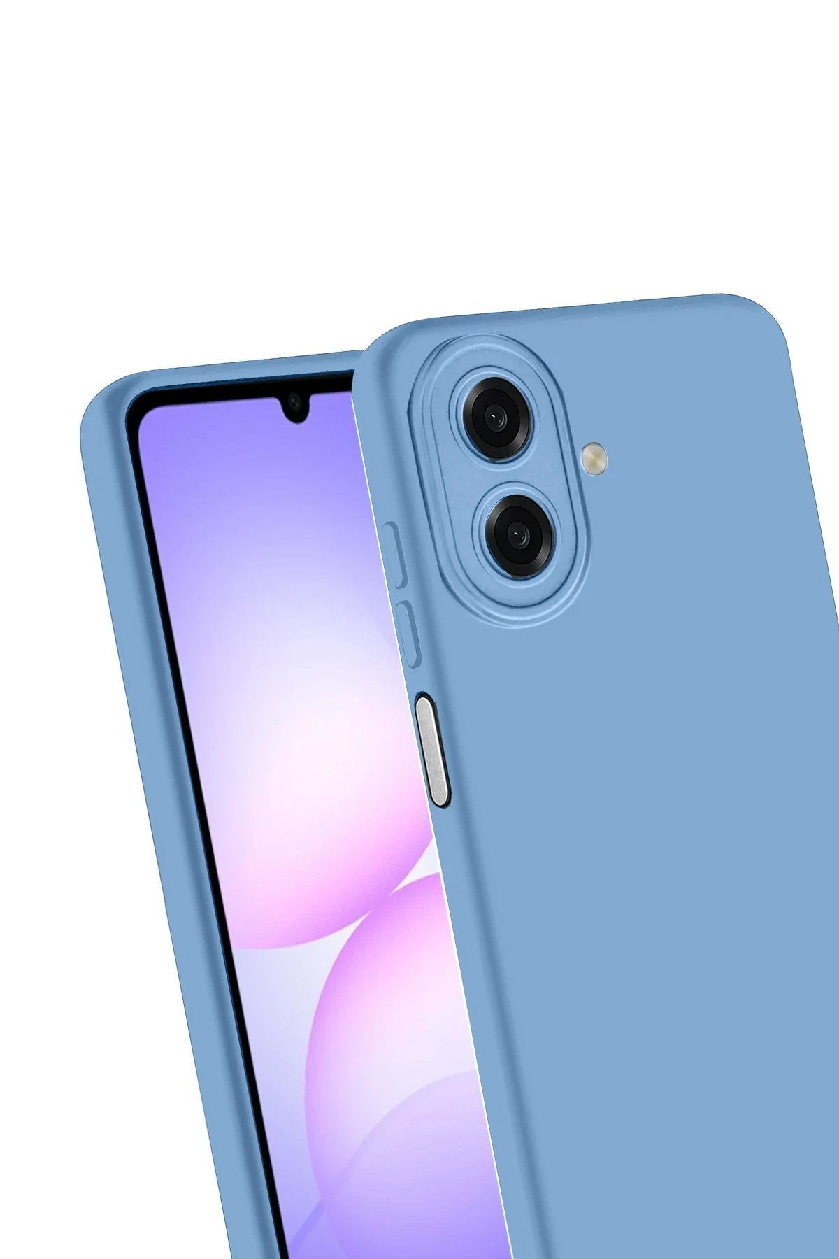 Samsung Galaxy A07 First Silikon - Mavi-(5796) - Görsel 2