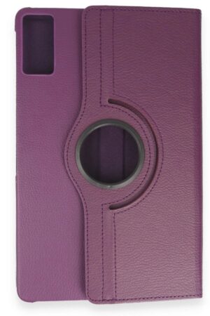 Samsung Galaxy T550 Tab A 9.7 Kılıf 360 Tablet Deri Kılıf - Mürdüm-(5796)