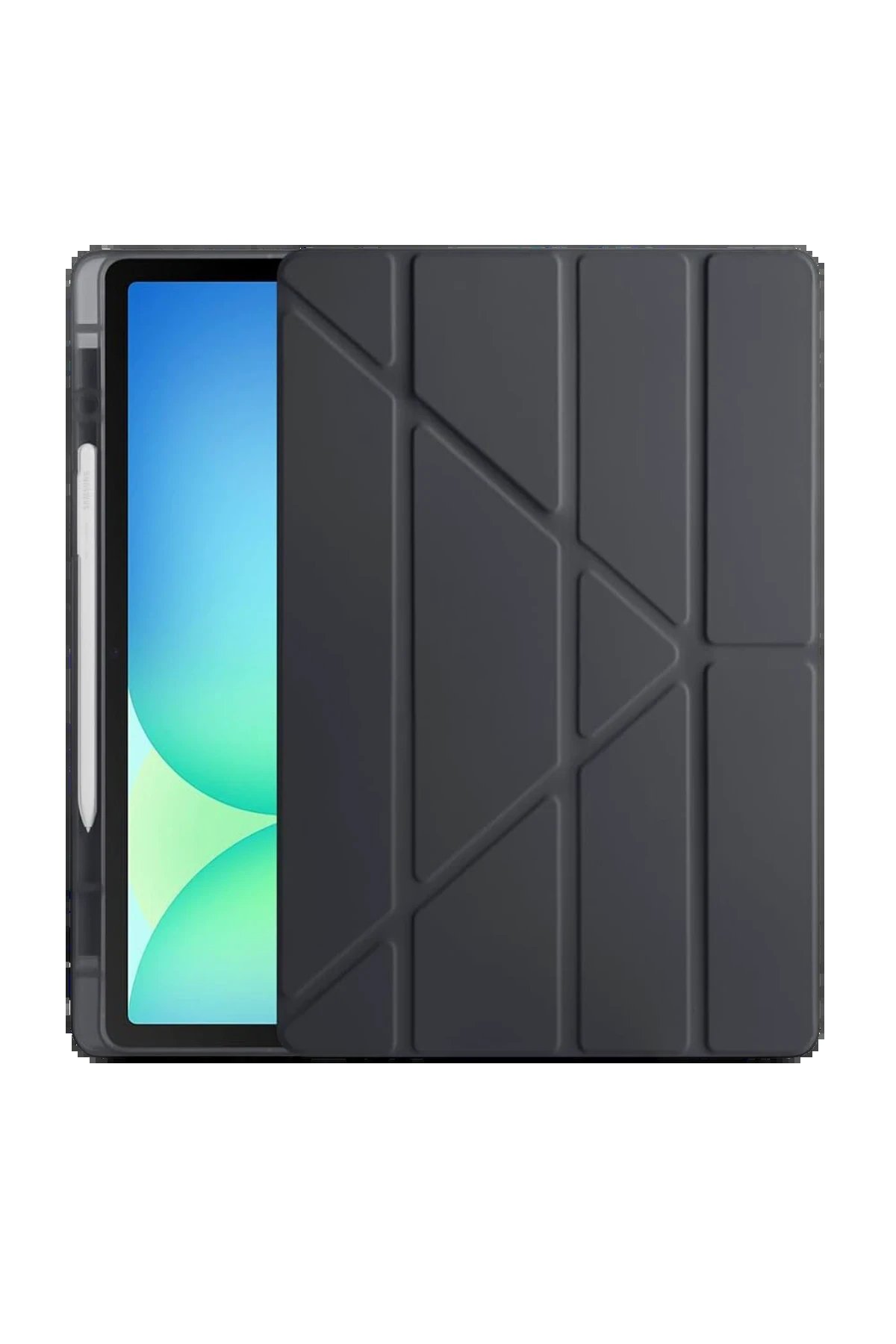 Samsung Galaxy Tab S10 FE Plus 13.1 Kalemlikli Hugo Tablet Kılıfı - Siyah-(5796) - Görsel 3