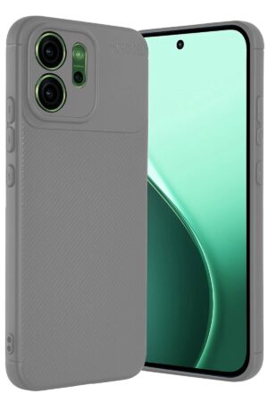 Oppo Reno 14F Auto Focus Karbon Kapak - Gri-(5796)