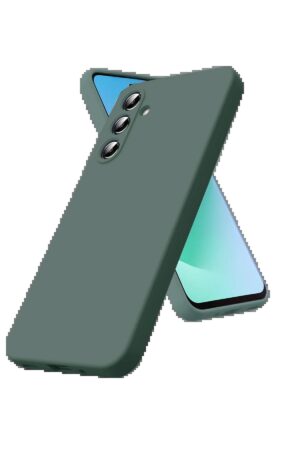 Samsung Galaxy S25 FE First Silikon - Koyu Yeşil-(5796)