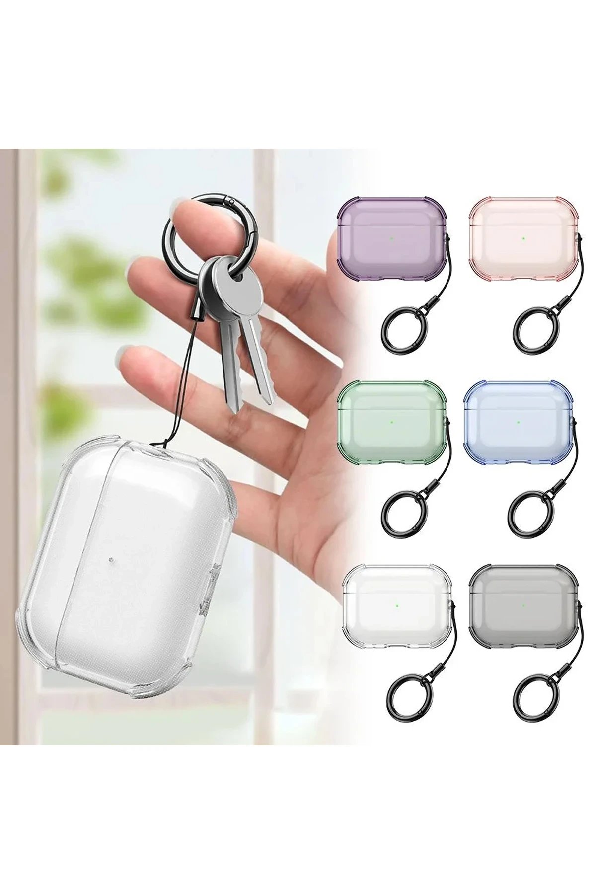 Airpods Pro 3 (3.nesil) Showy Kılıf - Yeşil-(5796) - Görsel 2