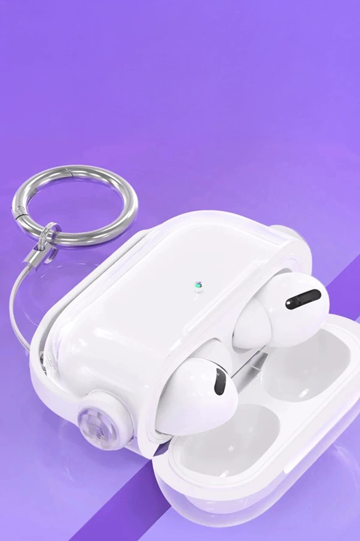 Airpods Pro 3 (3.nesil) Tema Kılıf - Mor-(5796) - Görsel 4