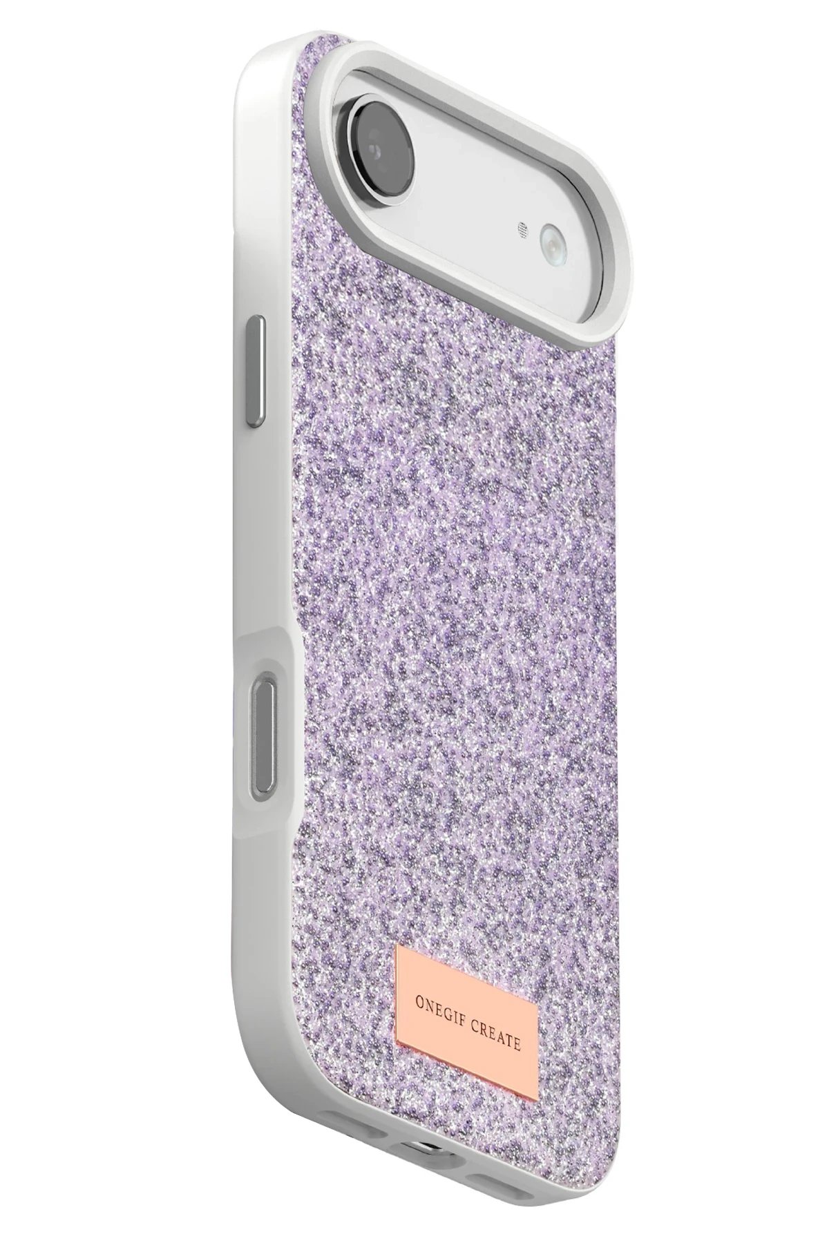 Apple iPhone 17 Air Bright Simli Kapak - Lila-(5796) - Görsel 3