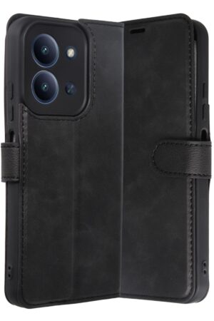 Xiaomi Redmi 15C 4G Trend S Plus Kapaklı Kılıf - Siyah-(5796)