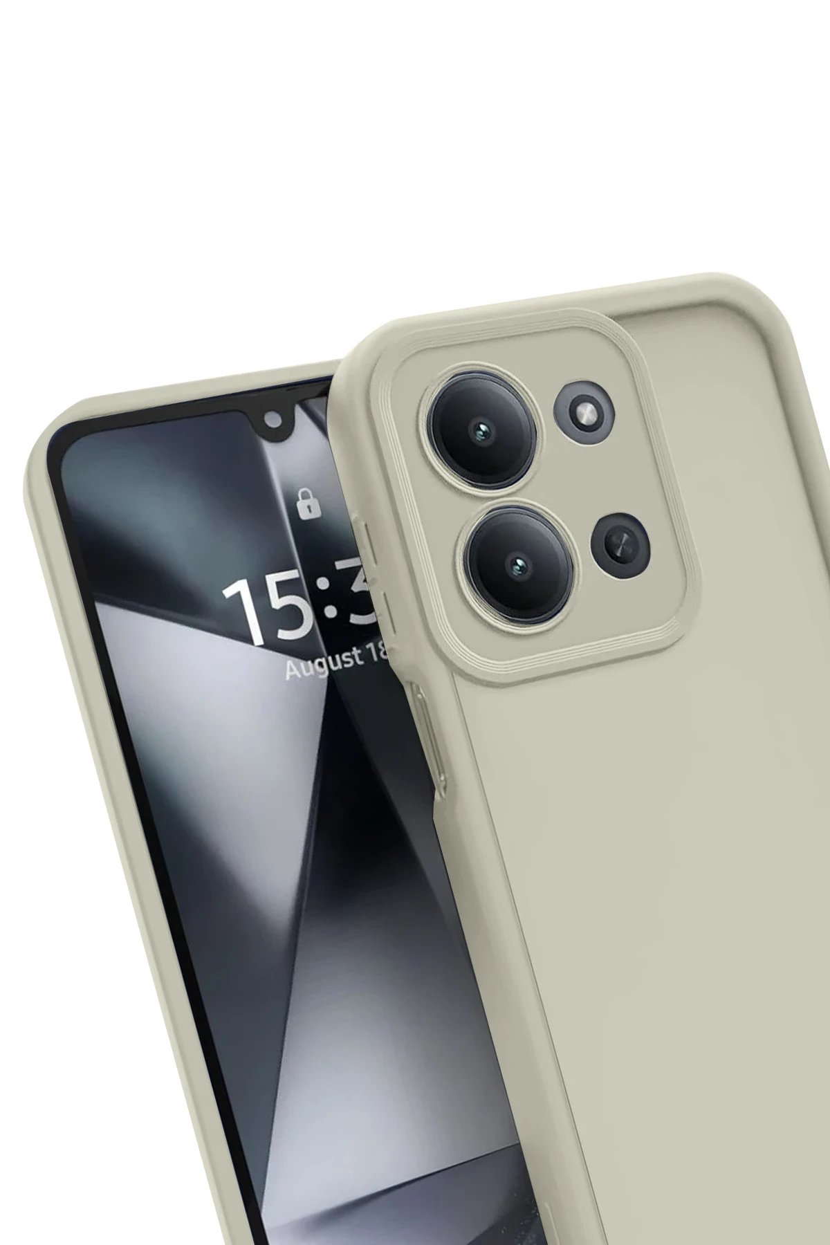 Xiaomi Redmi 15C 4G Viera Silikon - Krem-(5796) - Görsel 3