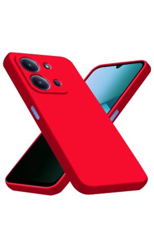 Xiaomi Redmi 15C 4G Nano içi Kadife Silikon - Kırmızı-(5796)