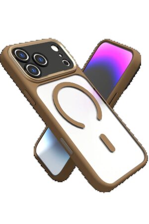 Apple iPhone 17 Pro Max Hazar Magsafe Kapak - Gold-(5796)