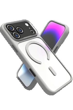 Apple iPhone 17 Pro Max Hazar Magsafe Kapak - Gri-(5796)