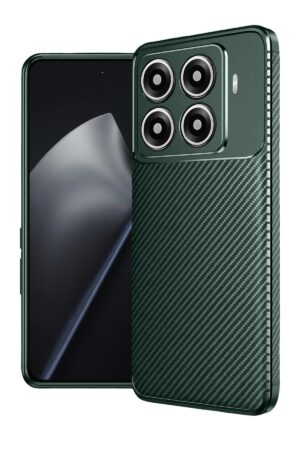 Xiaomi Mi 15T Pro Auto Focus Karbon Kapak - Koyu Yeşil-(5796)