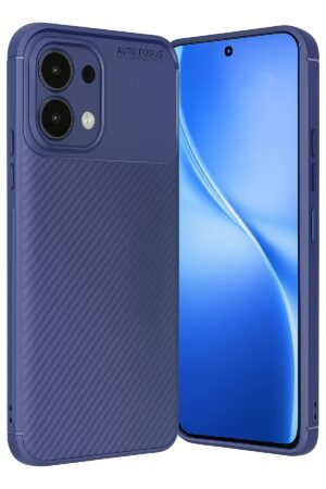 Oppo A6 Pro 4G Auto Focus Karbon Kapak - Lacivert-(5796)