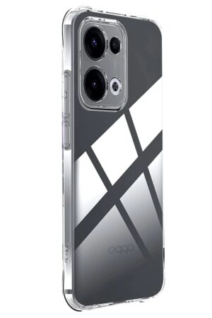 Oppo A6 Pro 4G Lüx Şeffaf Silikon - Şeffaf-(5796)