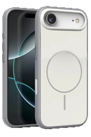 Apple iPhone 17 Air Neva Magsafe Kapak - Gri-(5796)