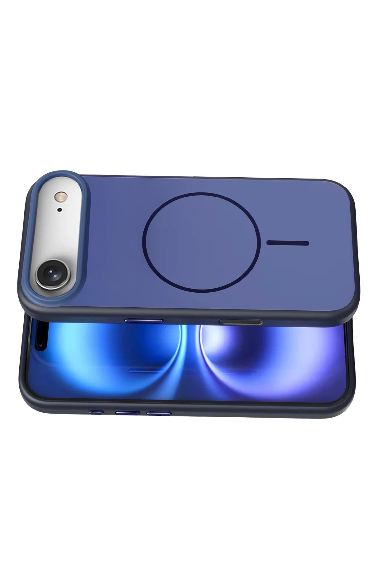 Apple iPhone 17 Air Neva Magsafe Kapak - Lacivert-(5796) - Görsel 3