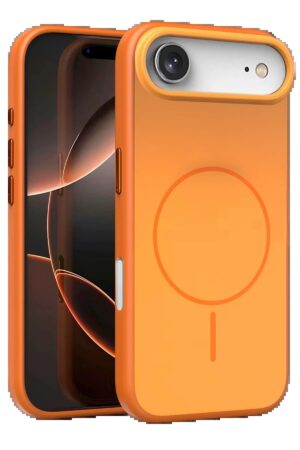 Apple iPhone 17 Air Neva Magsafe Kapak - Turuncu-(5796)