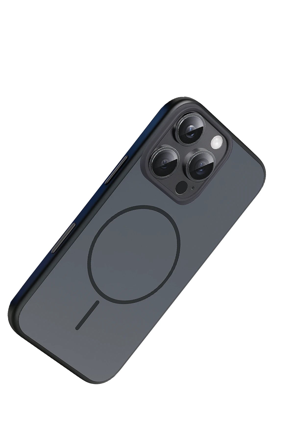 Apple iPhone 16 Pro Max Neva Magsafe Kapak - Siyah-(5796) - Görsel 4