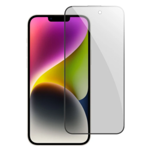 Ally iPhone 14 Privacy Hayalet Full Koruma Tempered Cam Ekran Koruyucu-(5775)