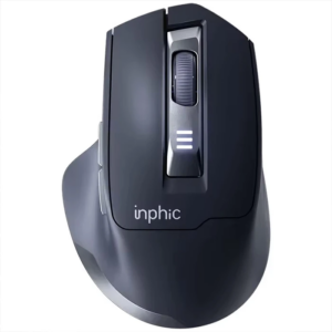 İNPHİC M9 Kablosuz Fare Ergonomik Şarj Edilebilir Sessiz Kullanım 2.4G 500 mAh USB Mouse-(5775)