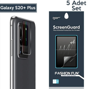 GOR Samsung Galaxy S20+Plus  Kamera Lens Koruyucu 5 Adet-(5775)