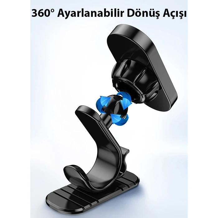ALLY Araç içi Mıknatıslı Torpido Üstü Cep Telefonu Tutucu-(5775) - Görsel 4