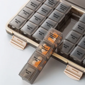 EZERE Haftalık Ilaç Kutusu | 7 Günlük | 28 Gözlü Haftalık Ilaç Kutusu-(5775)