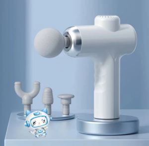 EZERE Şarjlı Darbeli Masaj Tabancası Masaj Aleti Kas Rahatlatıcı-(5775)