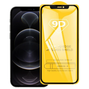 ALLY İPhone 12/12 Pro 6.1 9D Full Glue Tempered Cam Ekran Koruyucu-(5775)