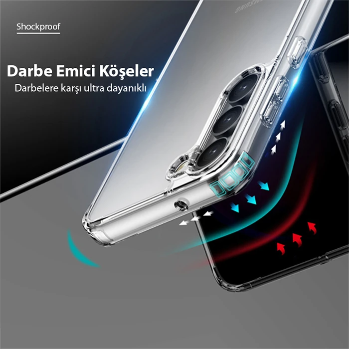 Dux Ducis SM Galaxy S23 Plus Clin Series Shockproof Şeffaf Silikon Kılıf-(5775) - Görsel 4