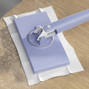 Ally Yüzey Temizlik Havlusu Kullan At Temizlik Bezi için Küçük Otomatik Mini Mop - 4Adet Bez Hediye-(5775)