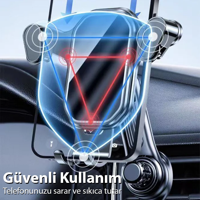ALLY Z1L Araç Içi Havalandirma Telefon Tutucu-(5775) - Görsel 3