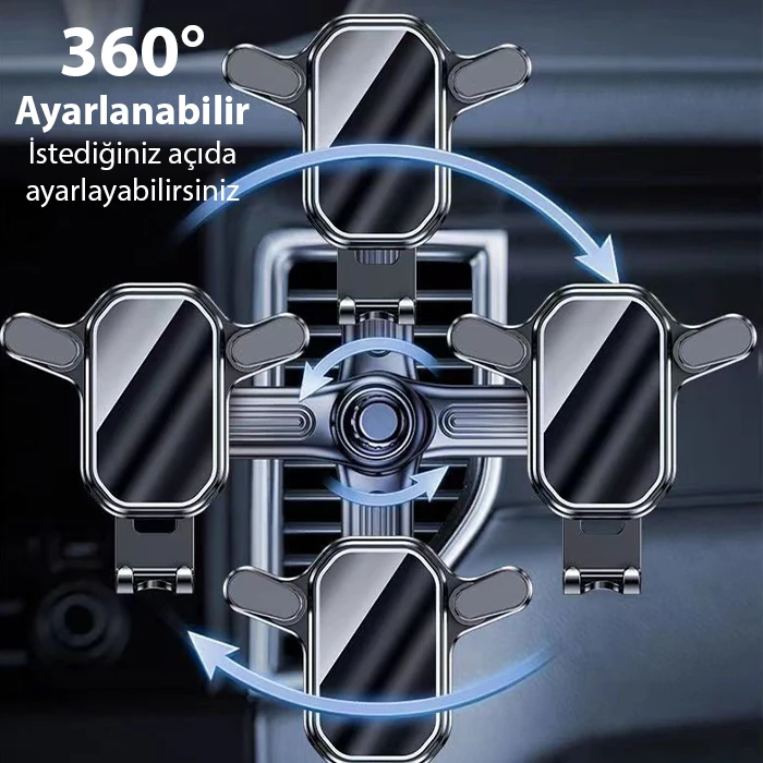 ALLY Z1L Araç Içi Havalandirma Telefon Tutucu-(5775) - Görsel 4